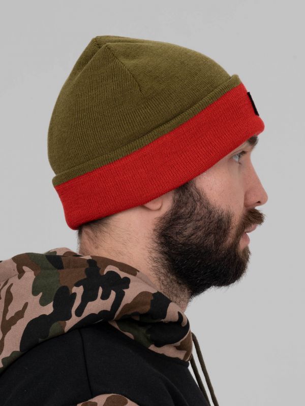 Шапка Remington Tight Knit Brown / Red
