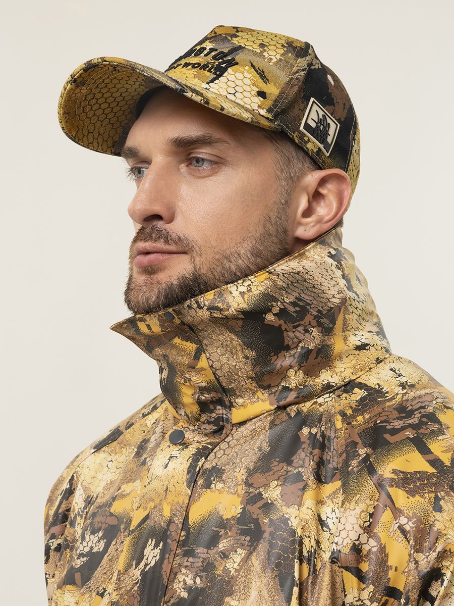 Плащ тент Remington New PU waterproof Yellow Waterfowl Honeycombs