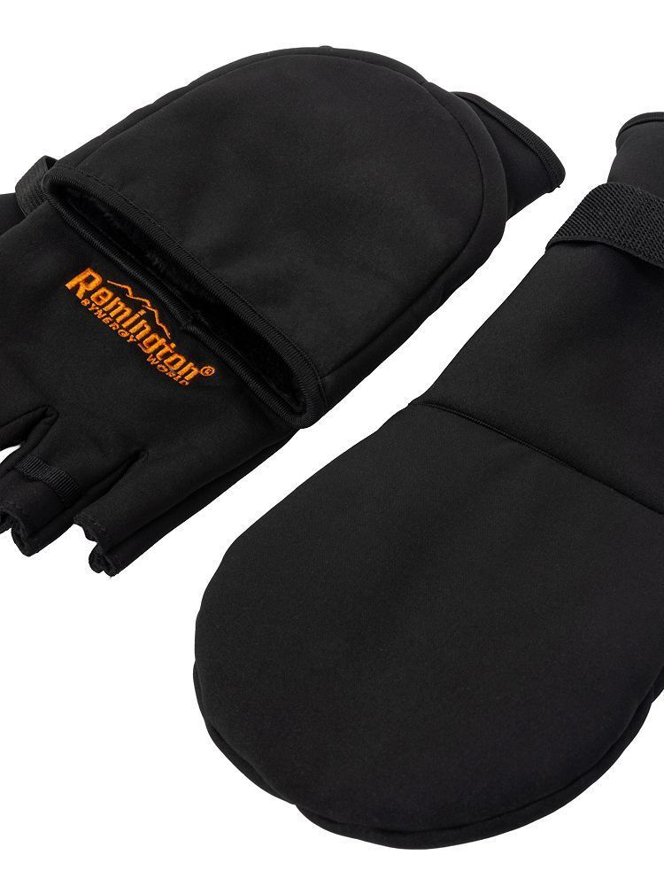 Перчатки-варежки Remington Activ Fishing Softshell Black