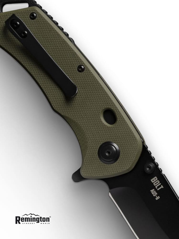 Нож складной туристический Remington Bolt Dark Green