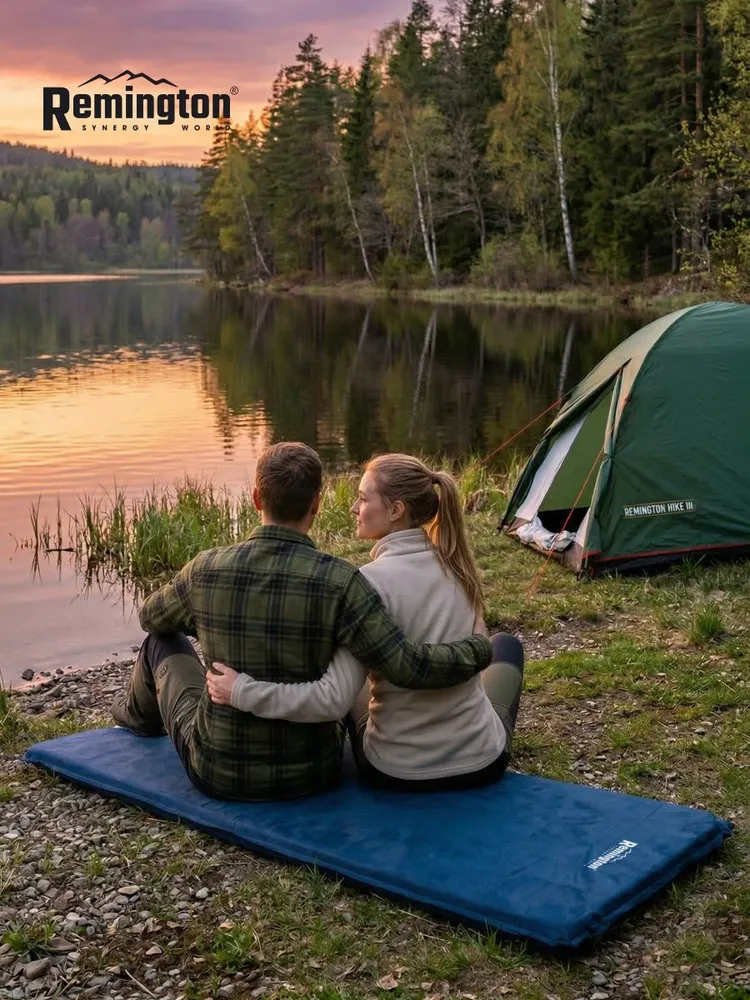 Самонадувающийся коврик Remington 200x66x5 (темно-синий)