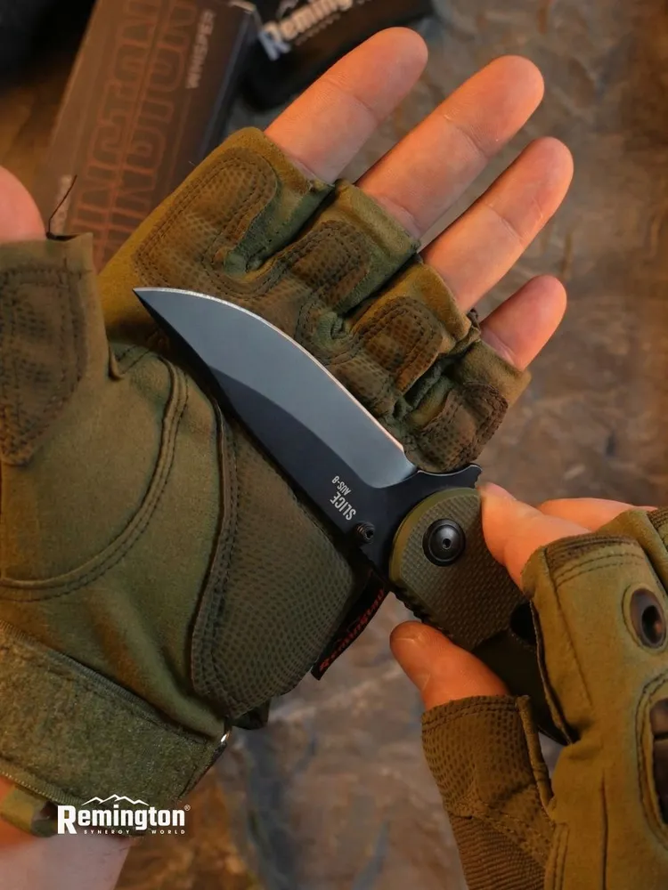 Нож складной туристический Remington Slice Dark Green