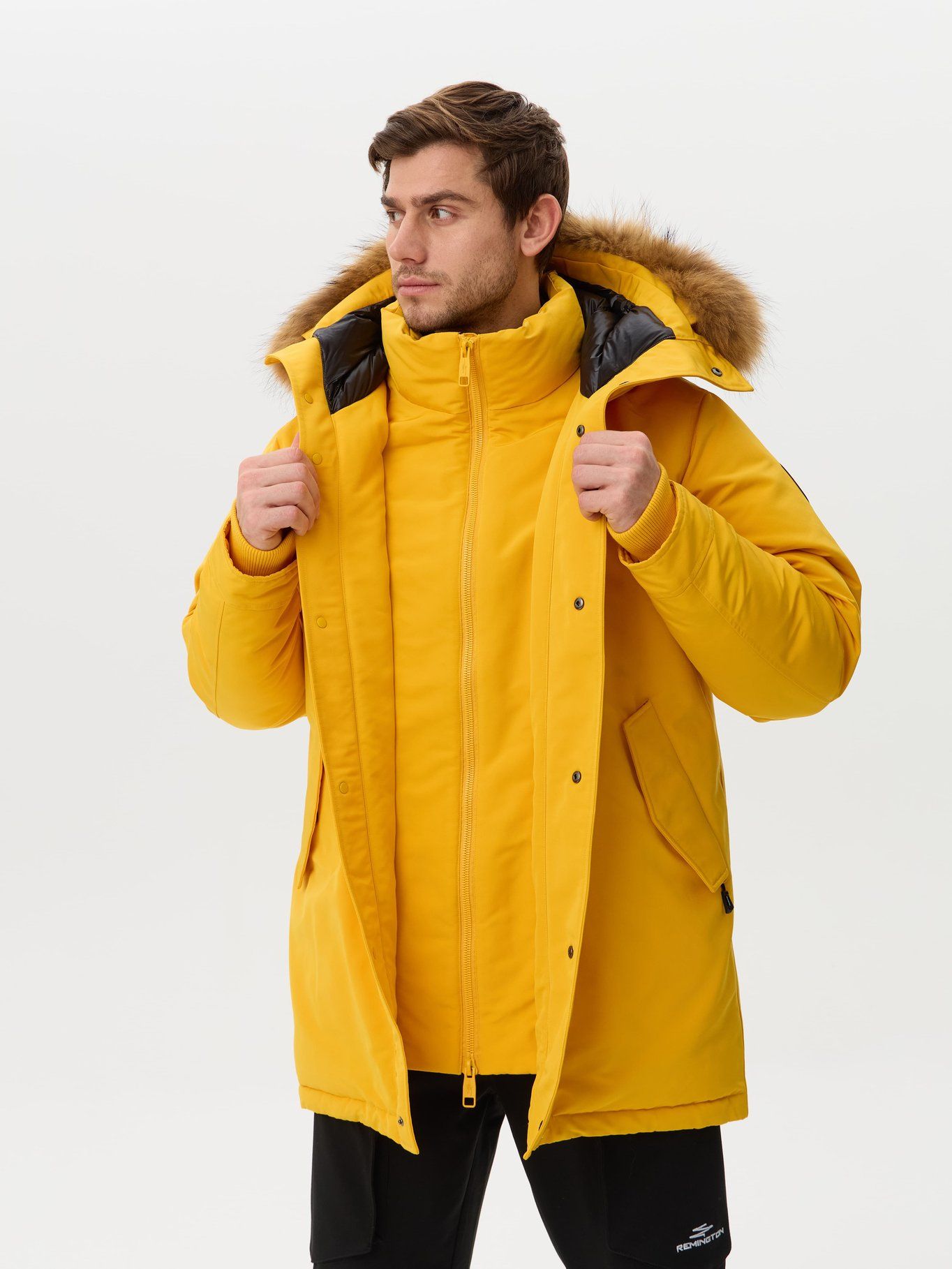 Куртка парка мужская Remington WM1 Yellow