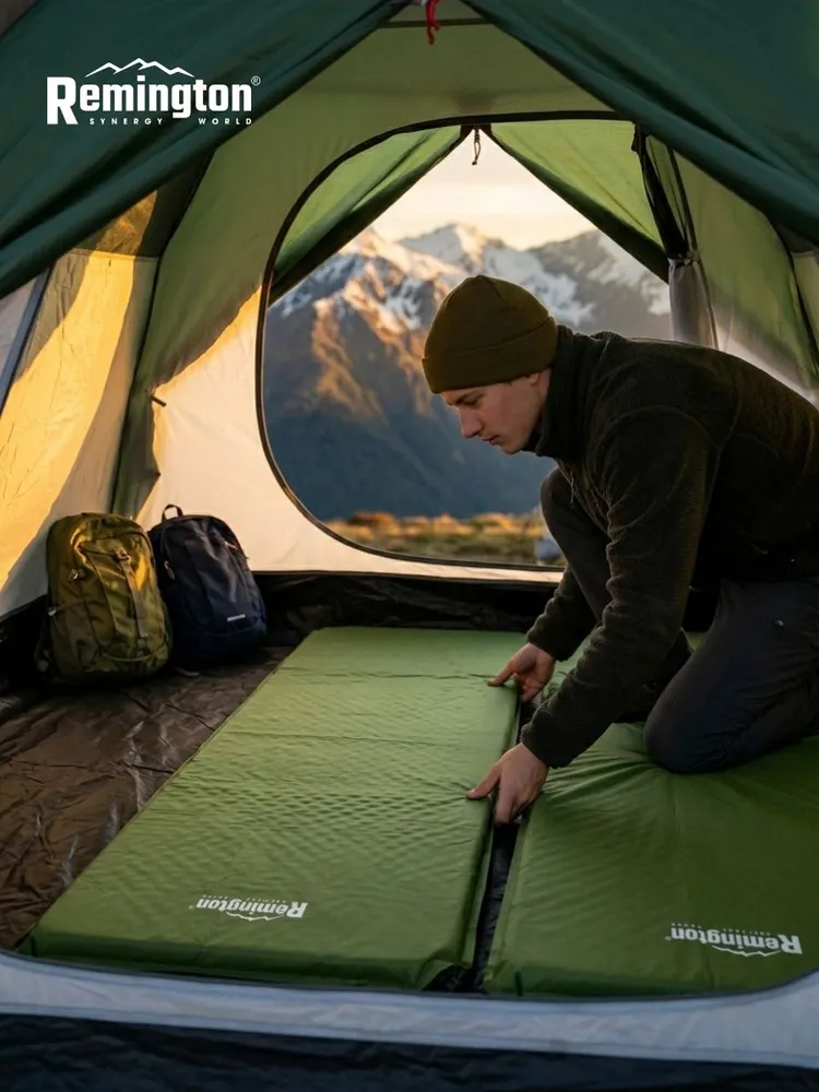 Самонадувающийся коврик Remington 200x66x5  (зеленый)