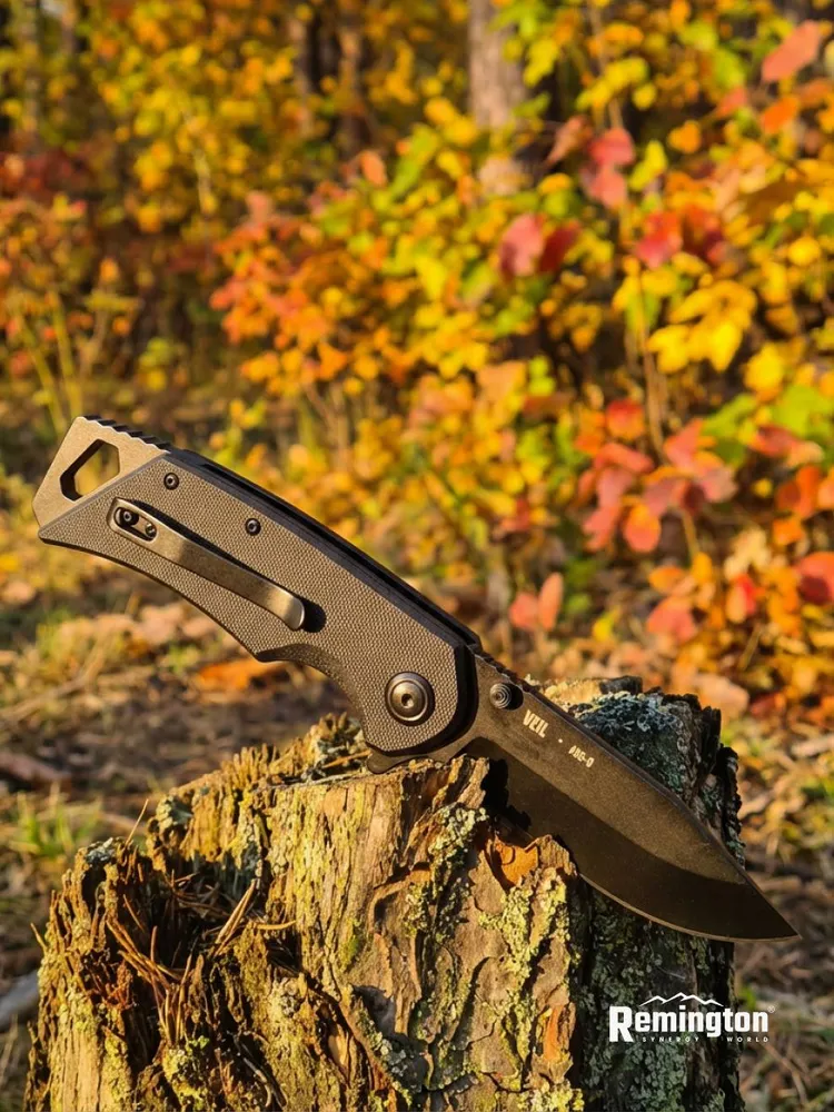 Нож складной туристический Remington Veil Black