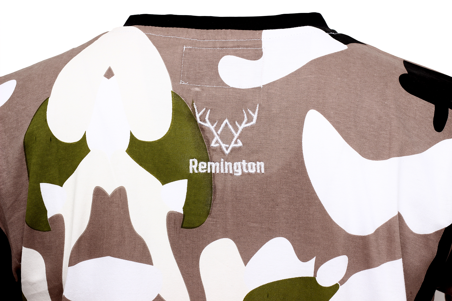 Футболка Remington Men’s Short Sleeve R- Neck Tshirt AOP Camouflage Grey