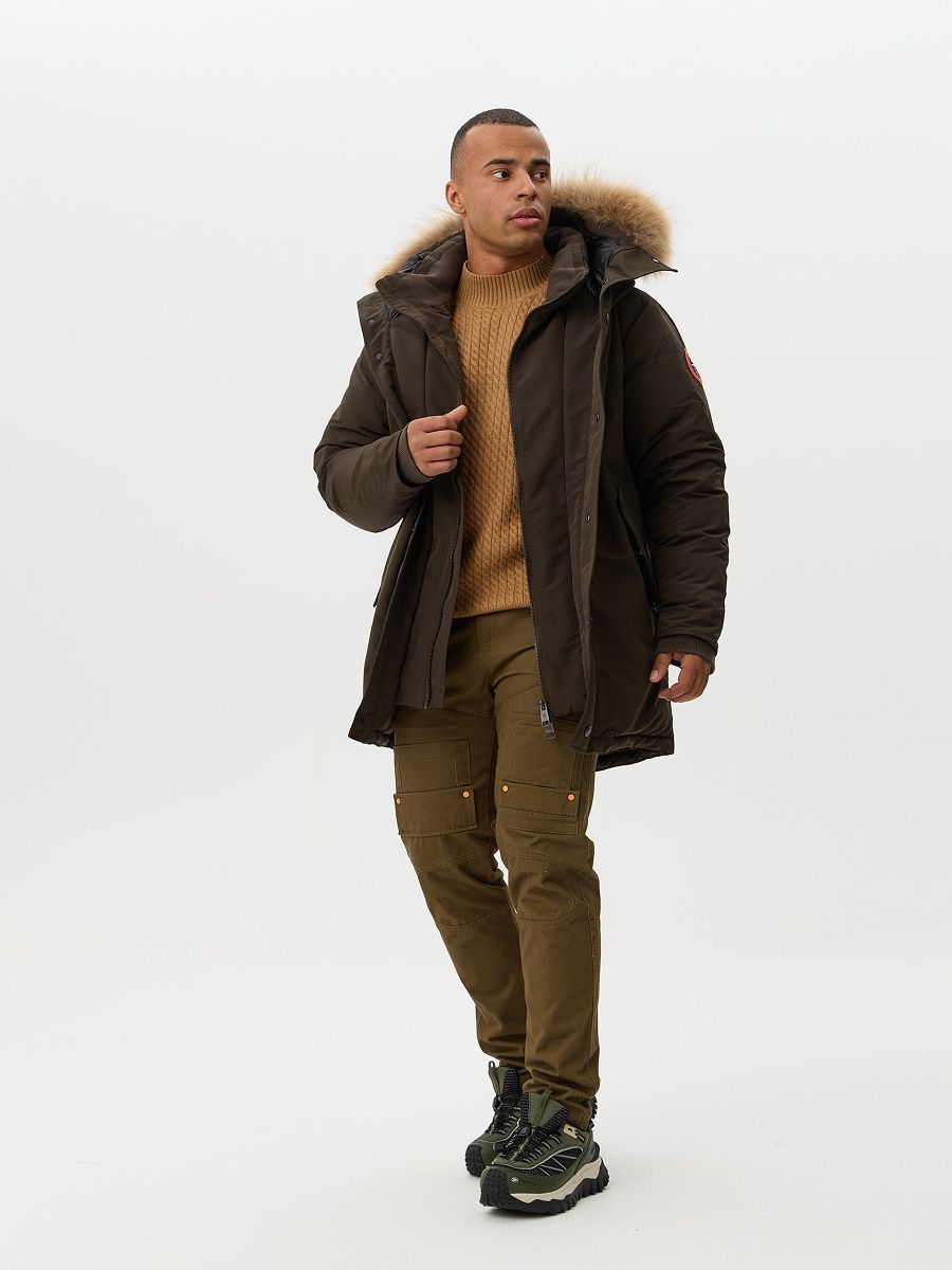 Куртка парка мужская Remington WM1 Brown