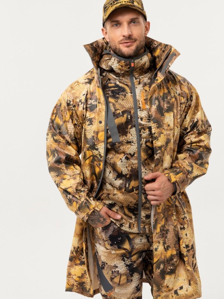 Плащ тент Remington New PU waterproof Yellow Waterfowl Honeycombs