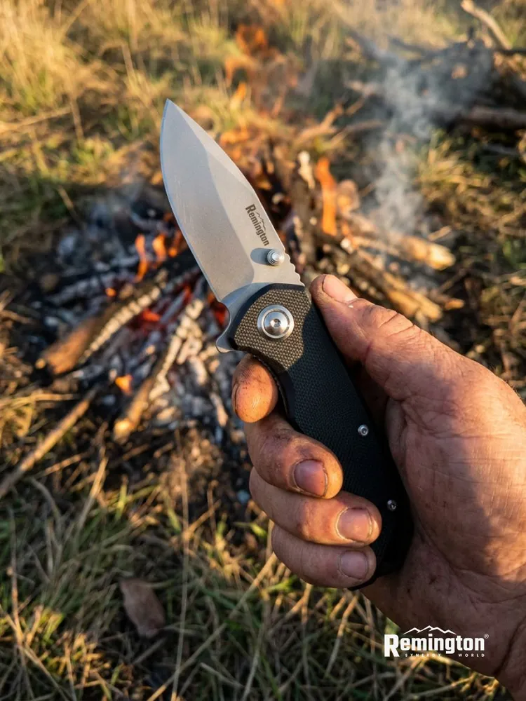 Нож складной туристический Remington Zip Black