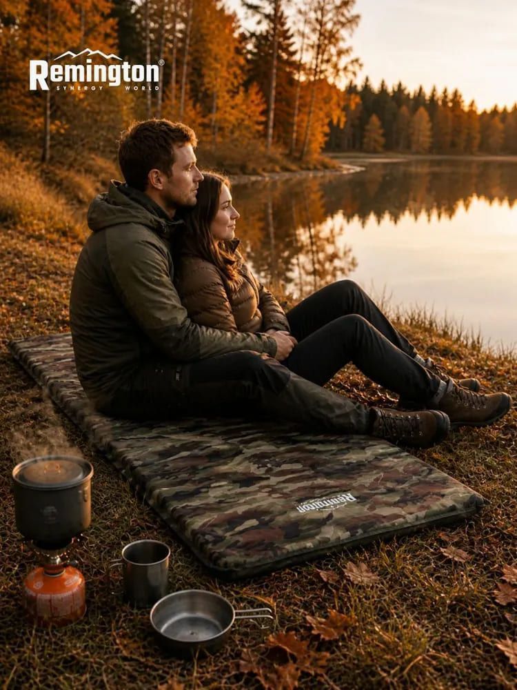 Самонадувающийся коврик Remington 200x66x10 (разноцветный)