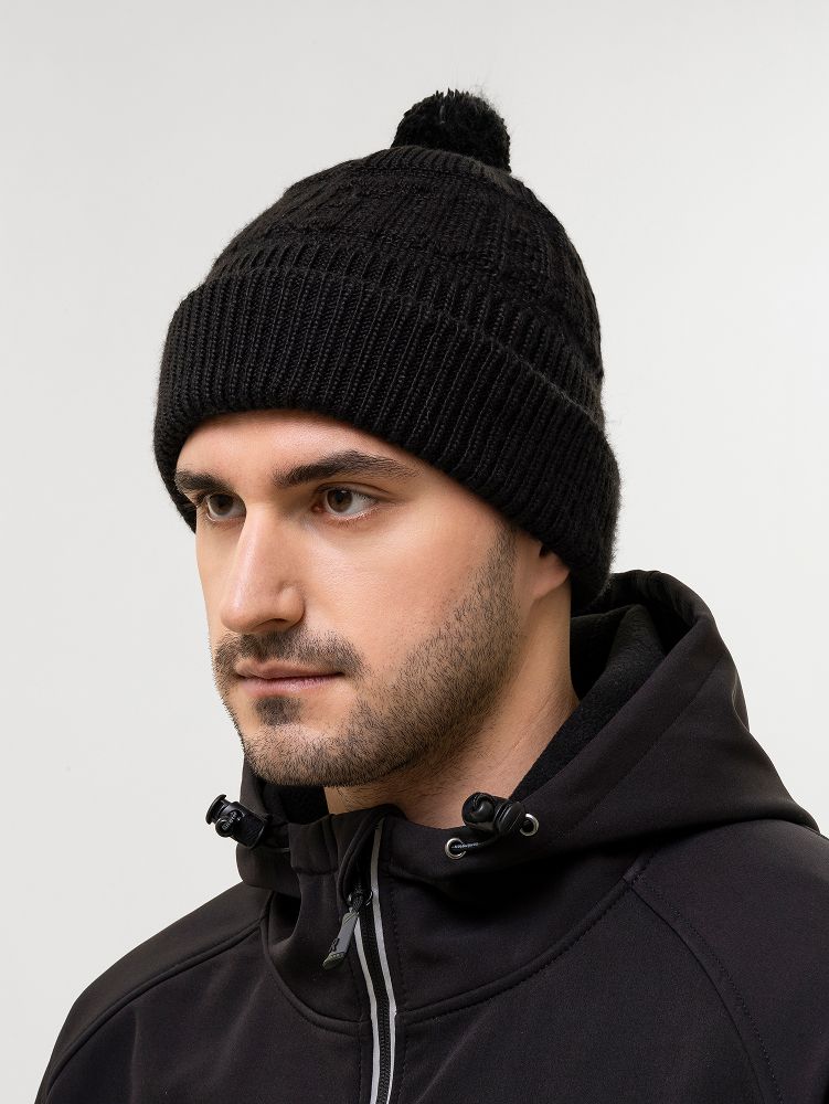 Шапка Remington Knit Мelange Black