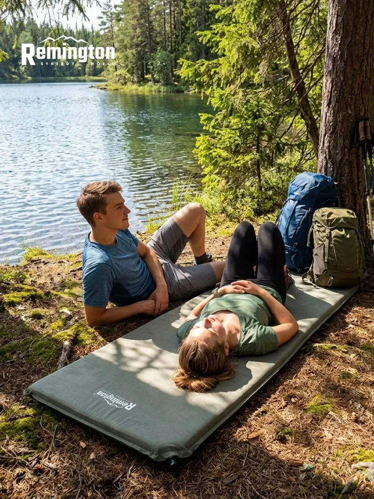 Самонадувающийся коврик Remington 200x66x5 (серый металлик)