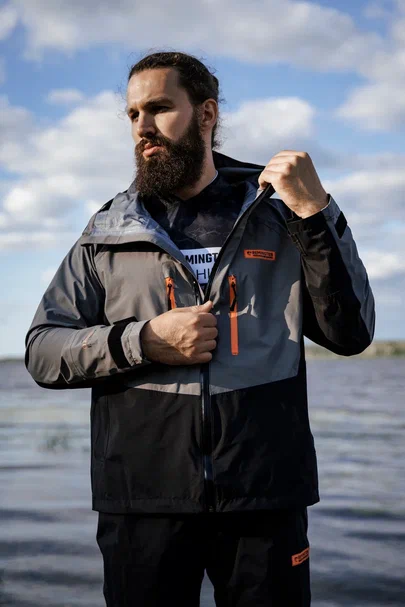 Remington Fishing Royal Fish Grey / Black — практичный костюм для активных рыболовов