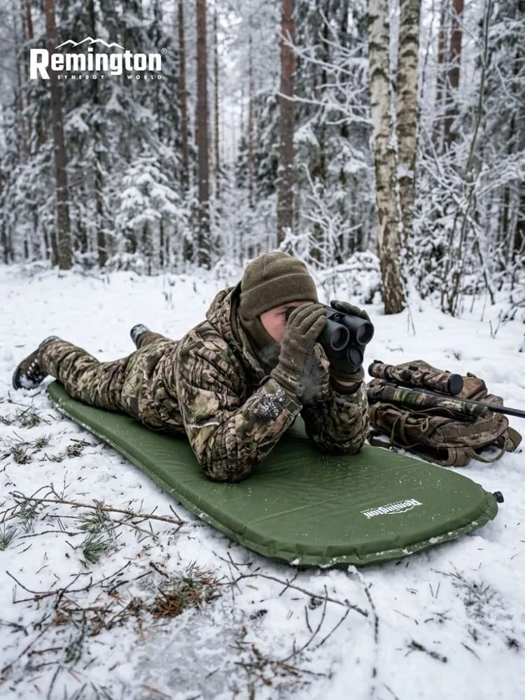 Самонадувающийся коврик Remington 198x63x7 (темно-зеленый)