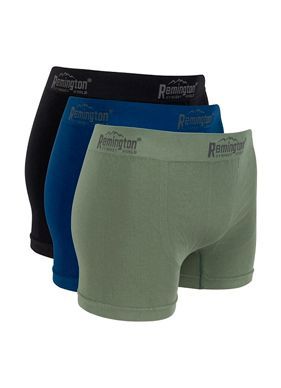 Мужские трусы боксеры Remington, set 3 pieces (черный, синий, зеленый)