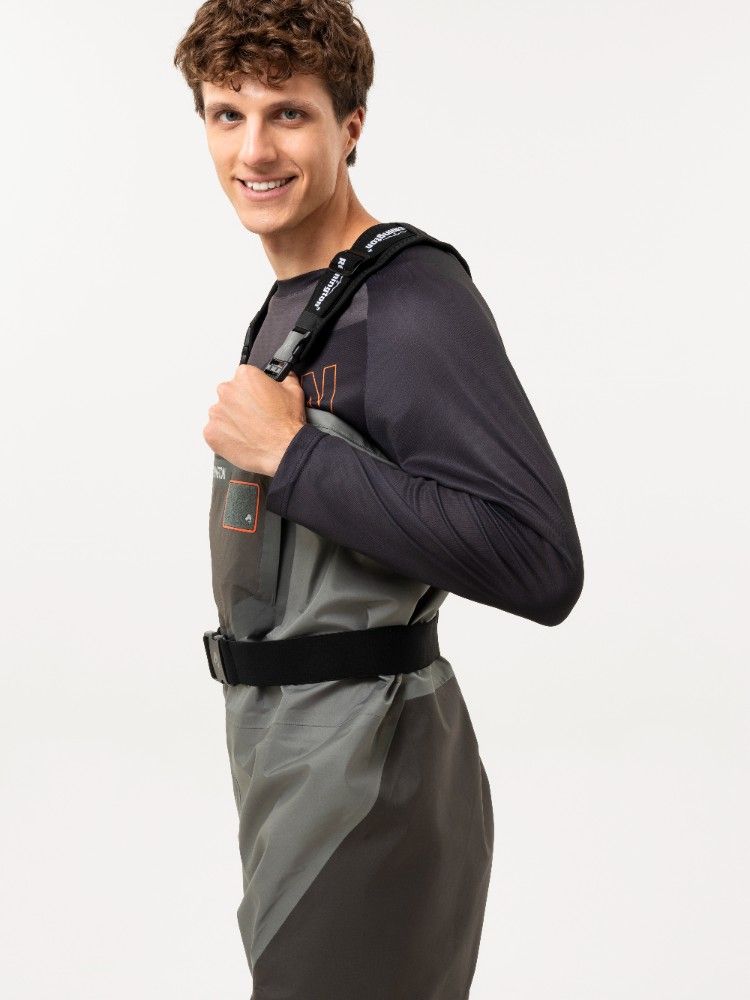 Рыболовные вейдерсы забродные Remington Fishing Rivers Black / Grey