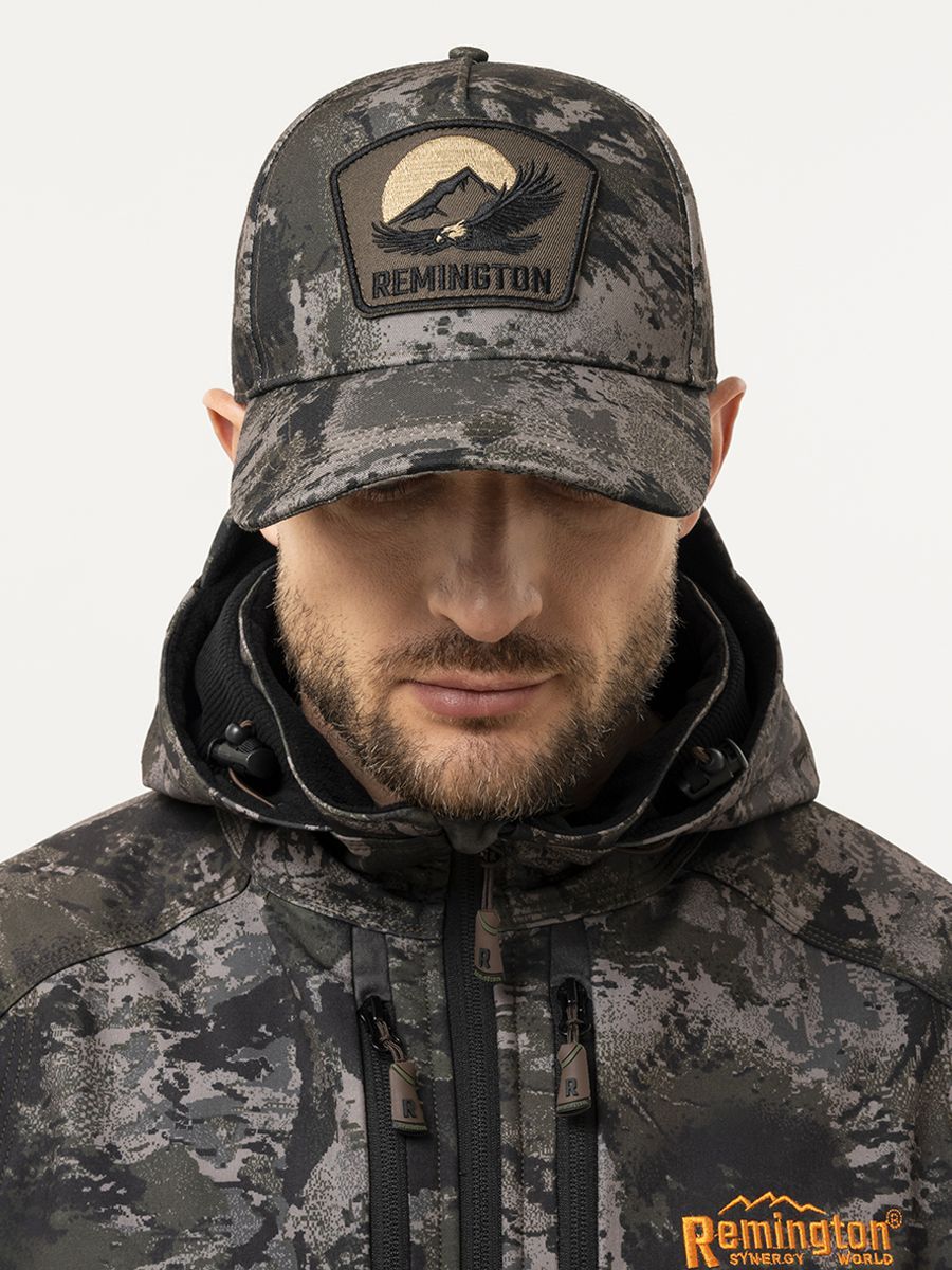 Бейсболка Remington Baseball Cap Black Camo