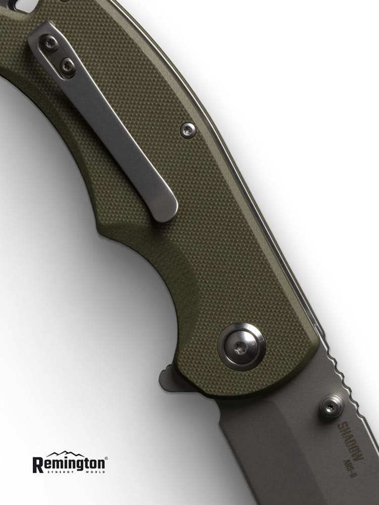 Нож складной туристический Remington Shadow Dark Green