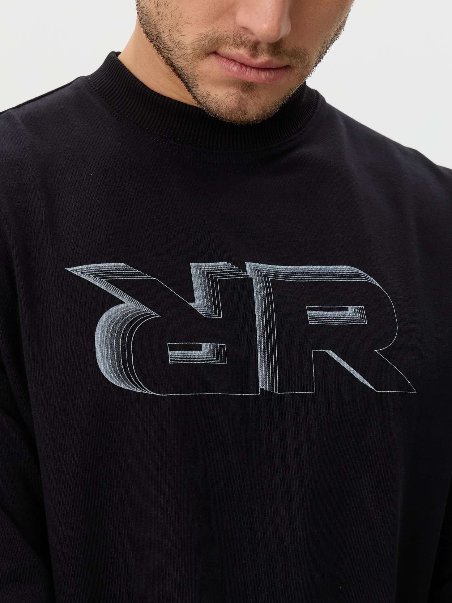 Футболка мужская с длинным рукавом Remington RR Black