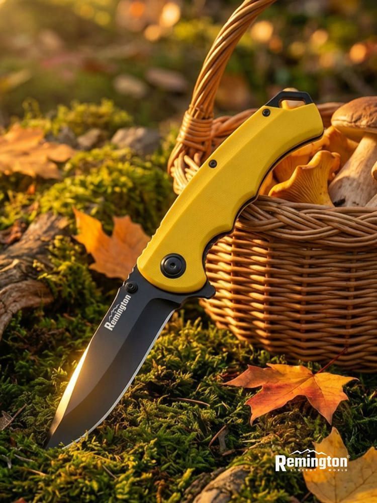 Нож складной туристический Remington Dash Yellow