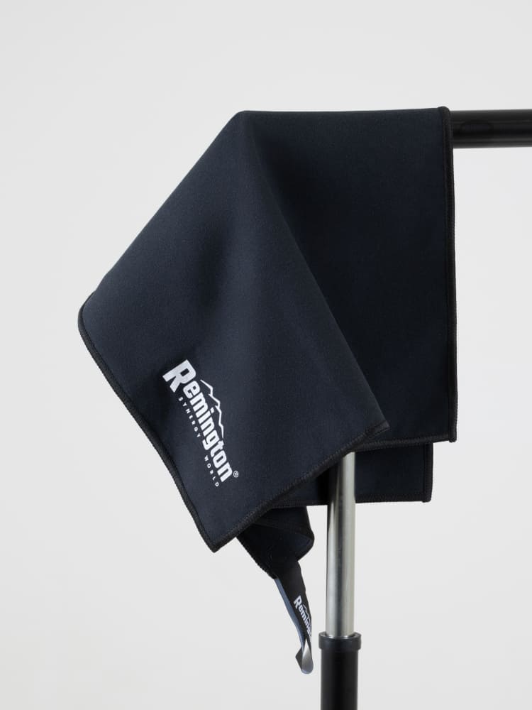 Полотенце Remington из микрофибры, 50*30 см, цвет чёрный, в резиновой коробке