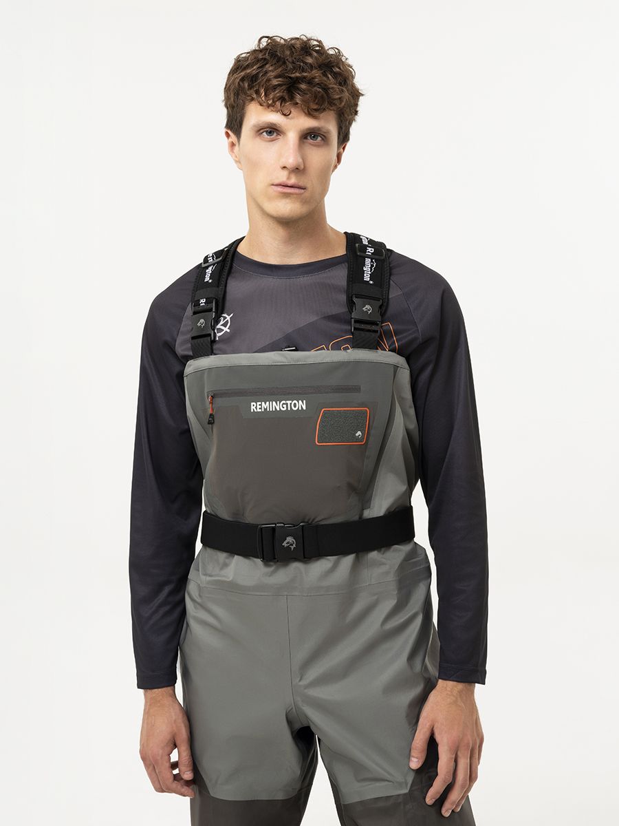 Рыболовные вейдерсы забродные Remington Fishing Rivers Black / Grey