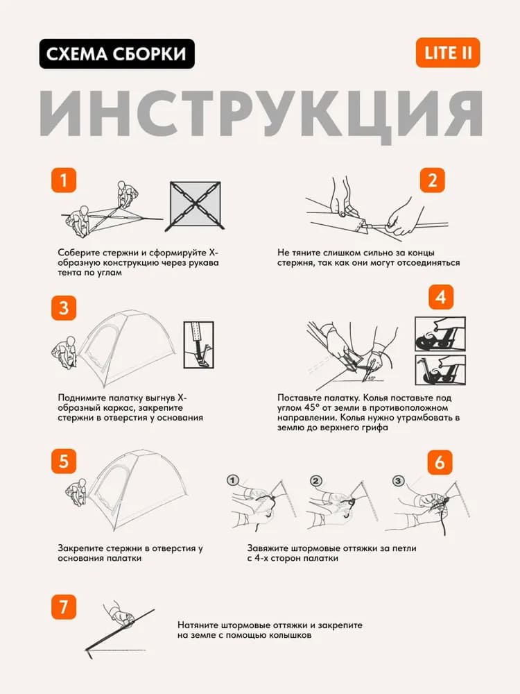 Палатка туристическая Remington Lite II, 2-х местная