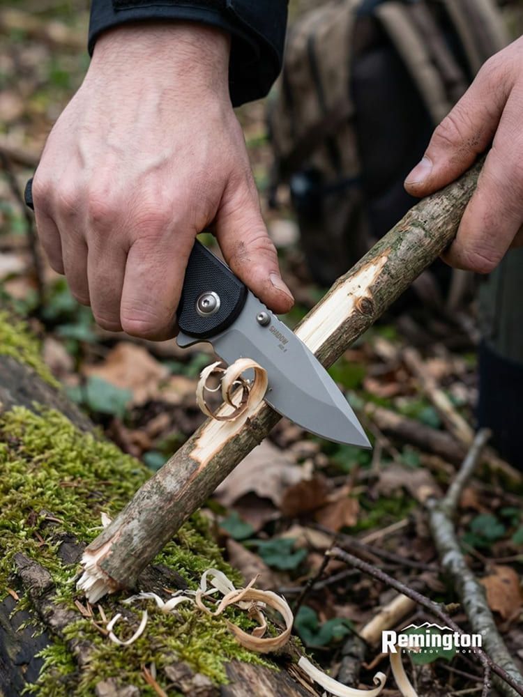 Нож складной туристический Remington Shadow Black