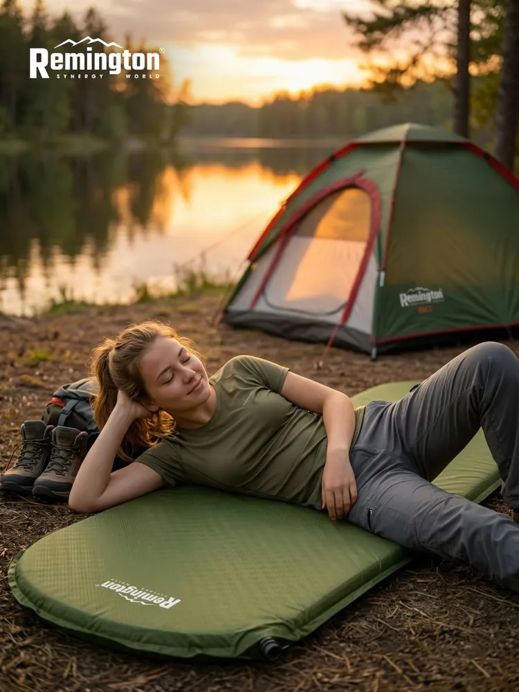 Самонадувающийся коврик Remington 198x63x7  (темно-коричневый)