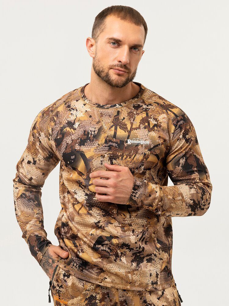 Футболка Remington Blend Shirt Yellow Waterfowl Honeycombs