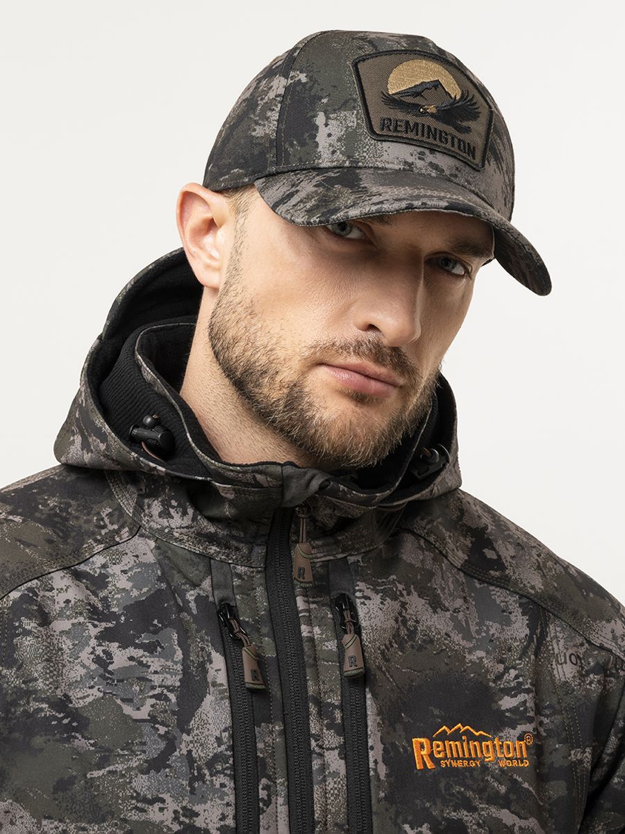 Бейсболка Remington Baseball Cap Black Camo