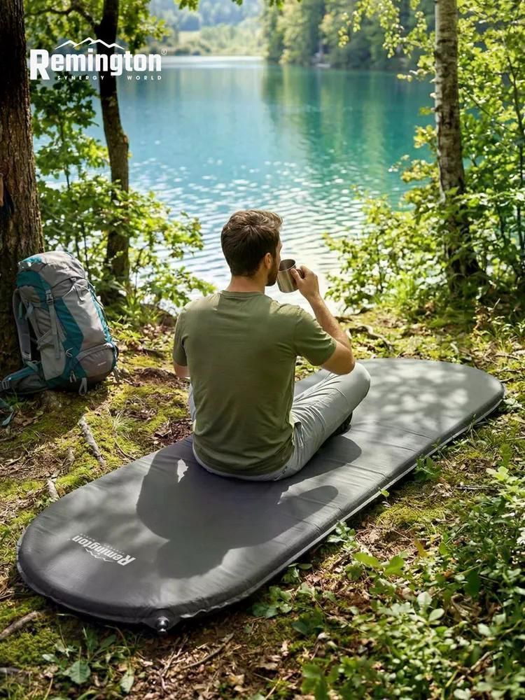 Самонадувающийся коврик Remington 183x51x3,0 (оливковый)