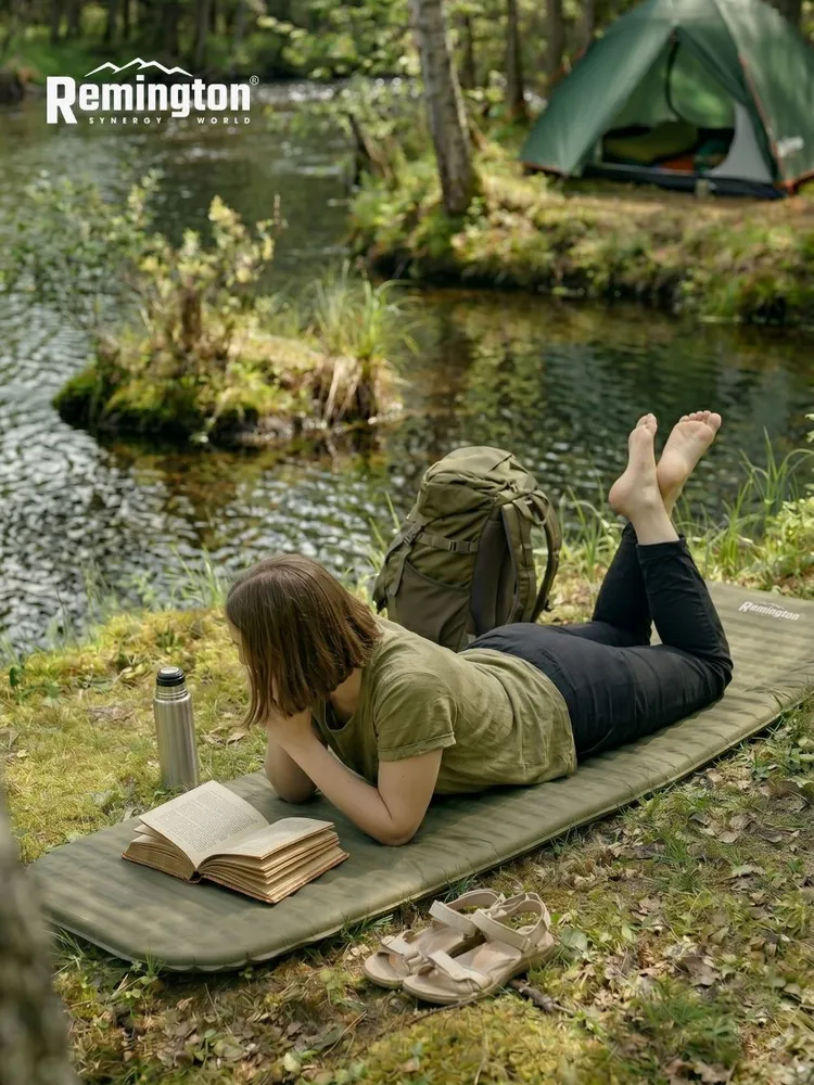 Самонадувающийся коврик Remington 182x56x2,5/3,7 (оливковый)