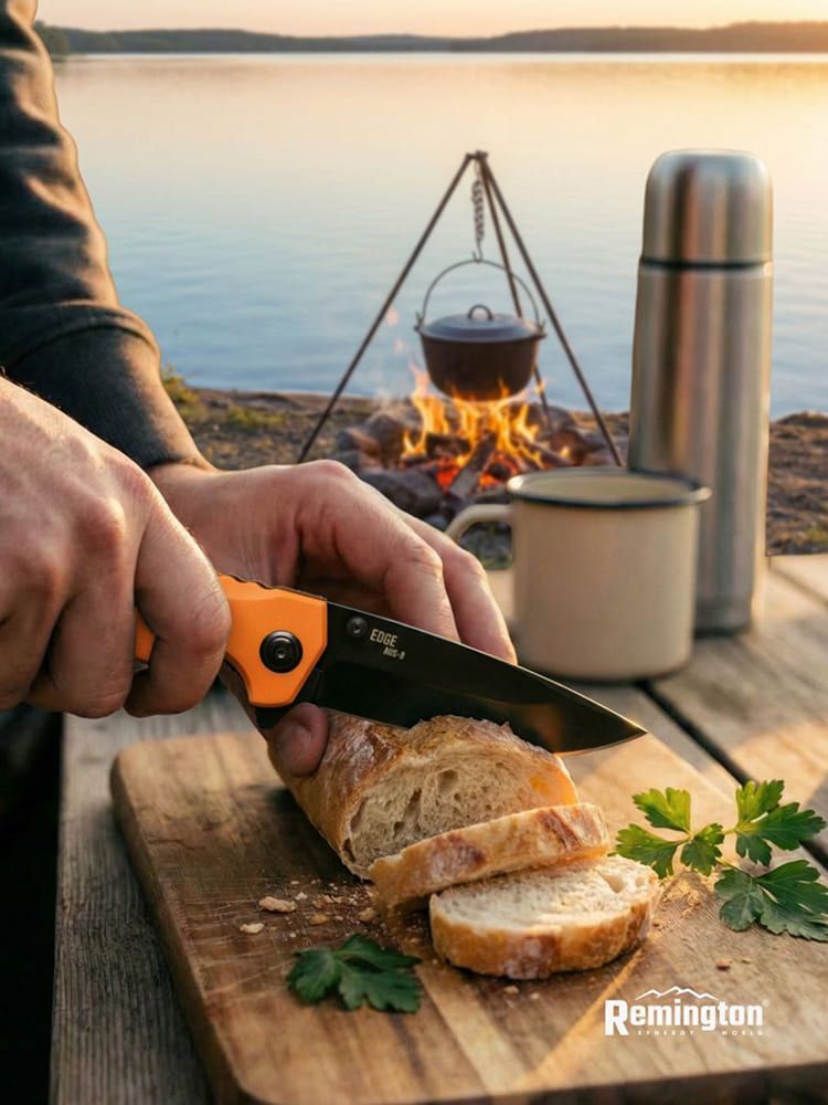 Нож складной туристический Remington Edge Orange