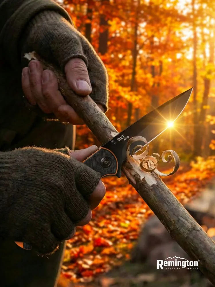 Нож складной туристический Remington Slice Orange