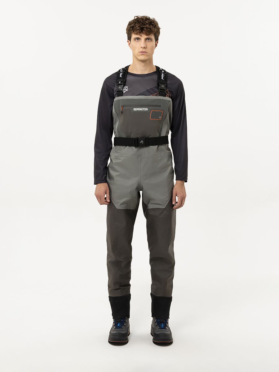 Рыболовные вейдерсы забродные Remington Fishing Rivers Black / Grey