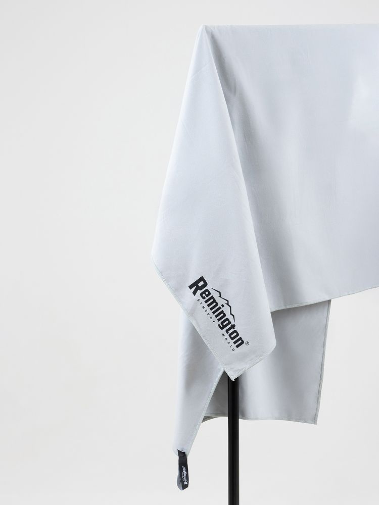 Полотенце Remington из микрофибры, 150*75 см, цвет серый, в резиновой коробке