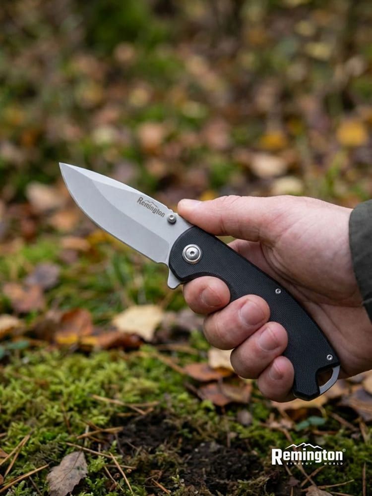 Нож складной туристический Remington Shadow Black