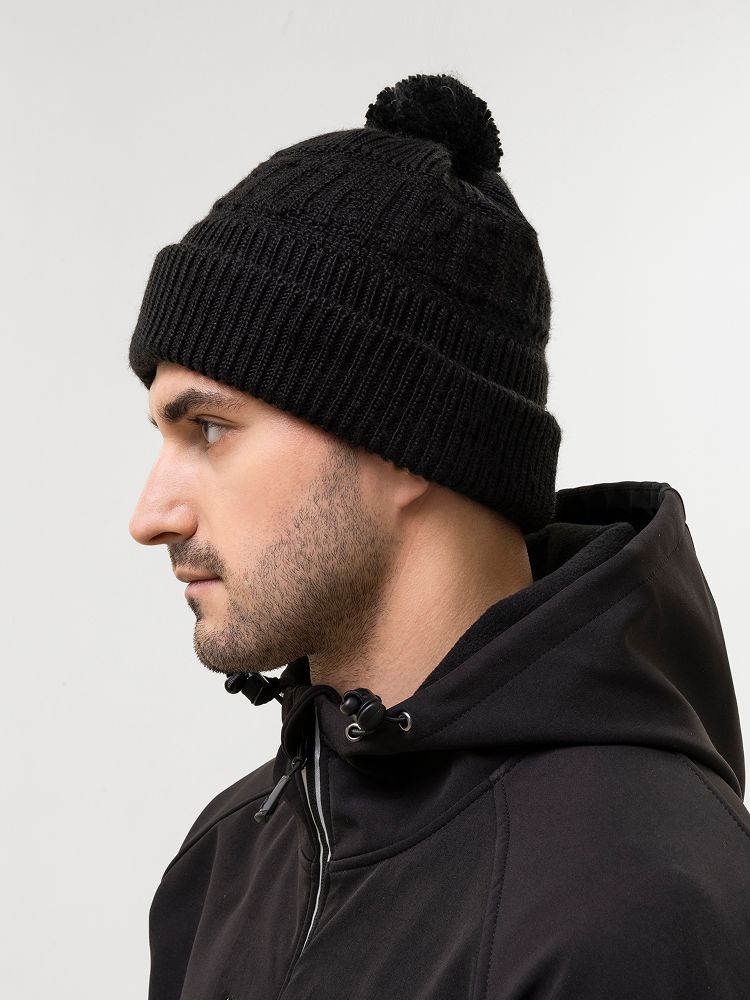 Шапка Remington Knit Мelange Black