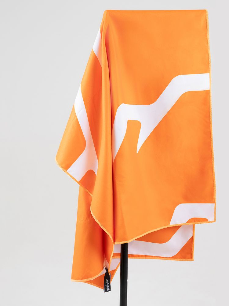 Полотенце Remington из микрофибры, 150*75 см, цвет оранжевый, в сетчатом мешке