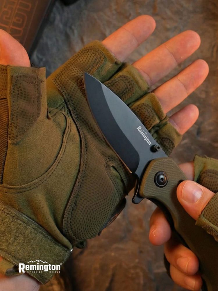 Нож складной туристический Remington Bolt Dark Green