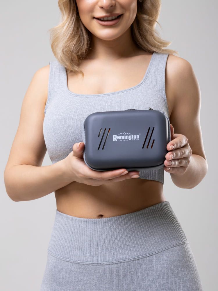 Полотенце Remington из микрофибры, 100*50 см, цвет оранжевый, в резиновой коробке