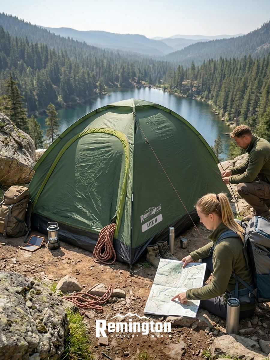 Палатка туристическая 2-местная Remington Lite II Dark green