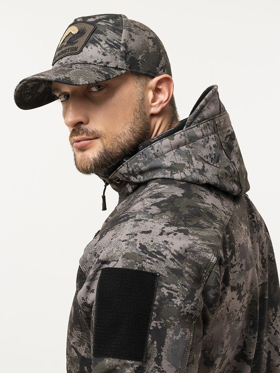 Бейсболка Remington Baseball Cap Black Camo