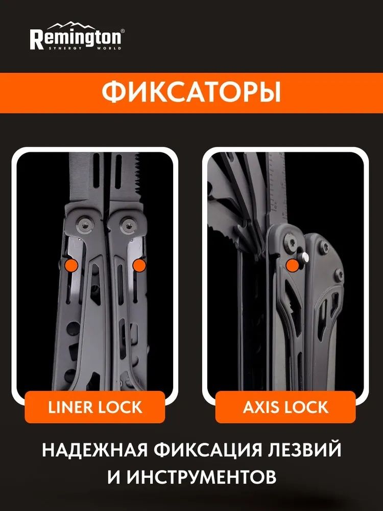 Мультитул тактический Remington ActivePro 19 в 1