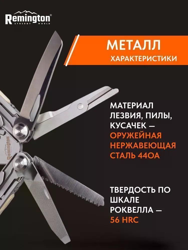 Мультитул тактический Remington MaxEdge 21 в 1