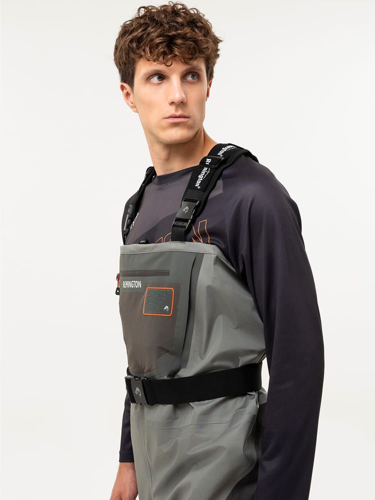 Рыболовные вейдерсы забродные Remington Fishing Rivers Black / Grey