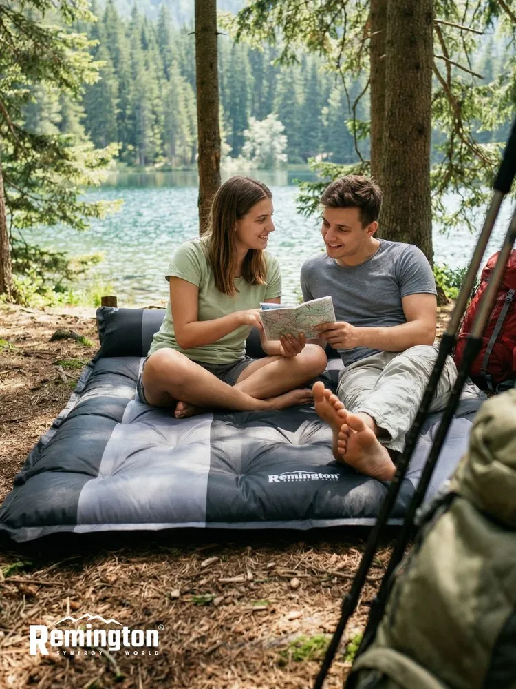 Самонадувающийся коврик Remington 192x132x3 (темно-серый)