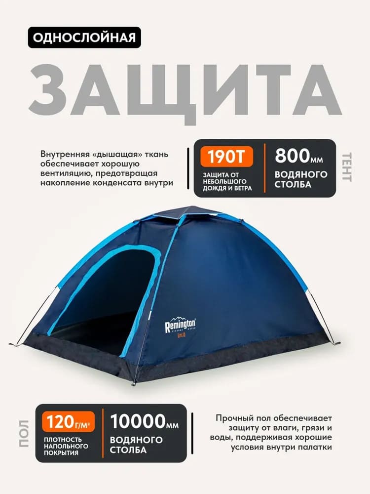 Палатка туристическая Remington Lite II, 2-х местная