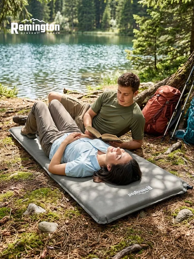 Самонадувающийся коврик Remington 200x66x5 (серый металлик)